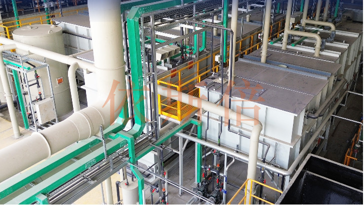 電鍍廠重金屬廢水處理回用工藝