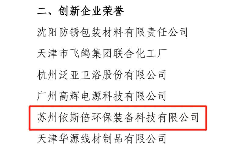中國表面工程協會創(chuàng)新企業(yè)