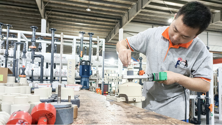 精密加工廢水處理工程中的苯乙烯（ABS）工程塑料給水管